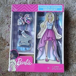 Barbie Fashion Dress-Up Set with Pink and Purple Outfits